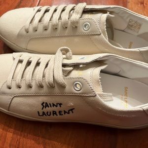 Saint-Laurent white sneakers